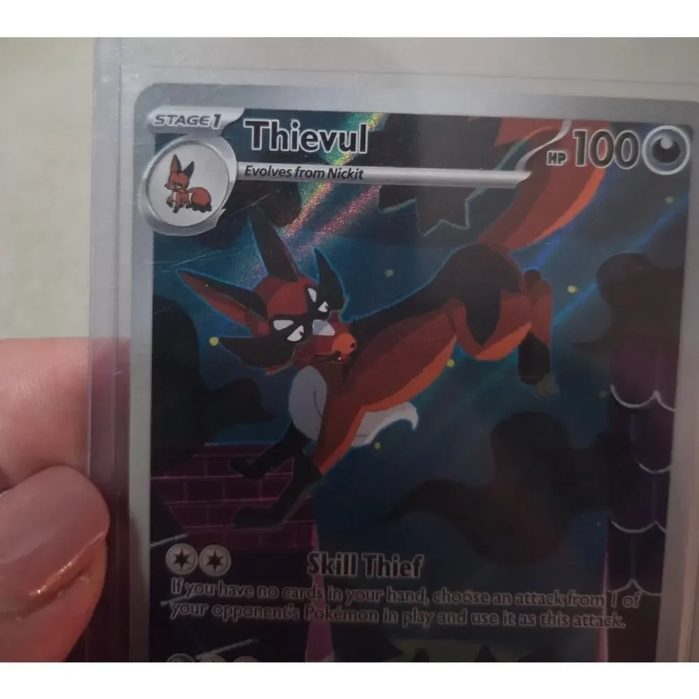 Thievul 092/084 Illustration Rare Pitch Black Pokemon New